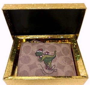 Neu mit Etikett Coach Eislaufen Rexy Kreditkarte Ausweisetui Halter mit Geschenkbox C0590B - Bild 1 von 4