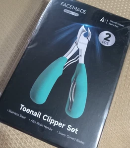 Set Tagliaunghie Nuovo Sigillato 2 Pezzi Facemade Acciaio Inox - Foto 1 di 10