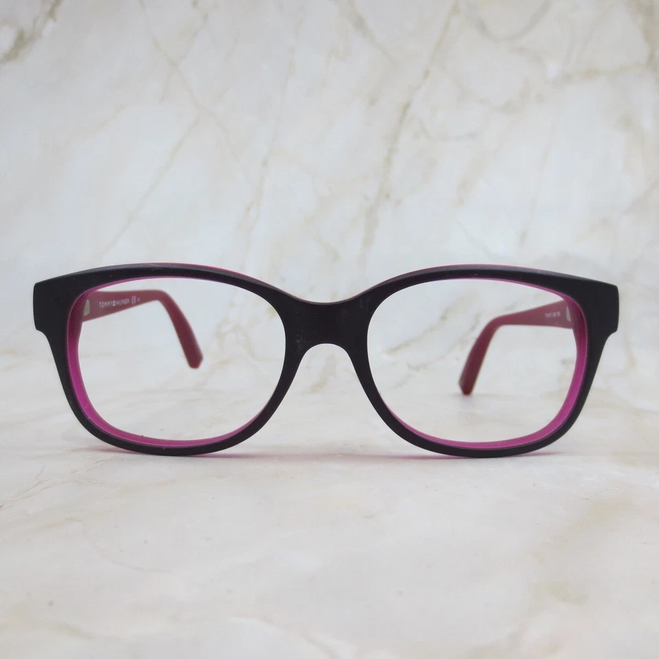 Tommy Hilfiger Eyeglasses Frame Th1017 UCS Women Black Full Rim Square 50-16-130 - Image 1 of 4