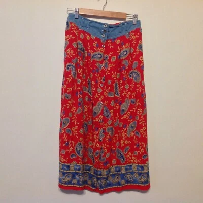 Maxi falda vintage New Look para mujer mediana boho cachemira   Foto 1 de 4