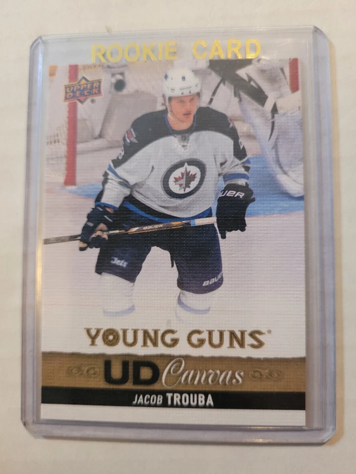 2013 14 Upper Deck Young Guns Canvas Rookie #C113 Jacob Trouba New York Rangers - Image 1 of 2