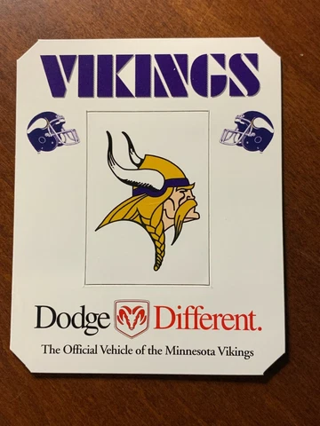 Minnesota Vikings ~ Logo Magnet ~ NFL Football Cover
