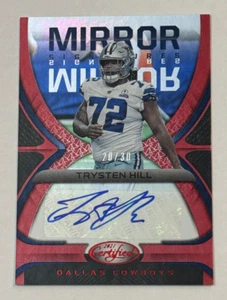 2021 Panini Certified Mirror Signatures Red #MS-TRH Trysten Hill Dallas Auto /30 - Picture 1 of 2