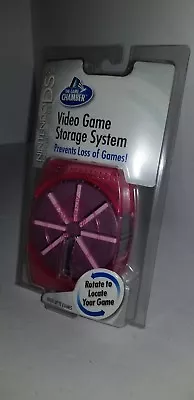 NEW Pink Travel Storage Vault Case Chamber for Nintendo DS Cartridge Video Games - Image 1 of 4