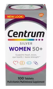 Centrum Silver Women 50+ Multivitamins Tab Supplement 100 Ct*EXP 12/25*FREE SHIP - Picture 1 of 1