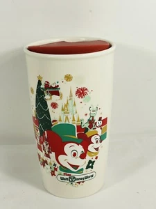 WDW Disney 50th Anniversary Vault Collection Starbucks Christmas Ceramic Tumbler - Picture 1 of 4