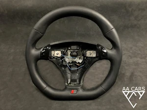  Steering Wheel AUDI a4 s4 b5 s6 a6 c5 a8 s8 d2 TT MK1 Flat Bottom red stitching - Picture 1 of 8