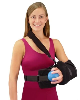 NEW Universal Rotator Cuff Sling Immobilizer, Abduction Pillow And Exercise Ball - Image 1 of 4