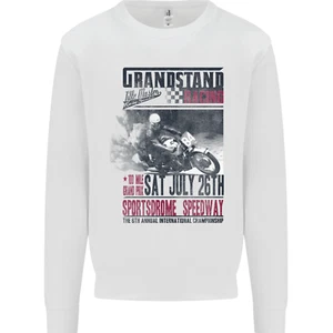Grandstand Racing MotoGP Motorbike Biker Kids Sweatshirt Jumper - Picture 1 of 3