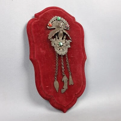 Этнический посеребренный бронзовый настенный амулет винтажная коллекция середина 900 г. - Изображение 1 из 4