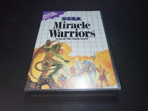 Miracle Warriors Seal of the Dark Lord Sega Master System SMS EXCELENTET+Completo+mapa! - Imagen 1 de 6