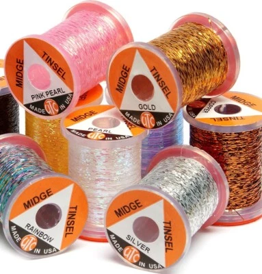 Midge Tinsel UTC 12 Farben Auswahl Wapsi USA Perdigon & Midges & Hegenen perfect - Bild 1 von 4