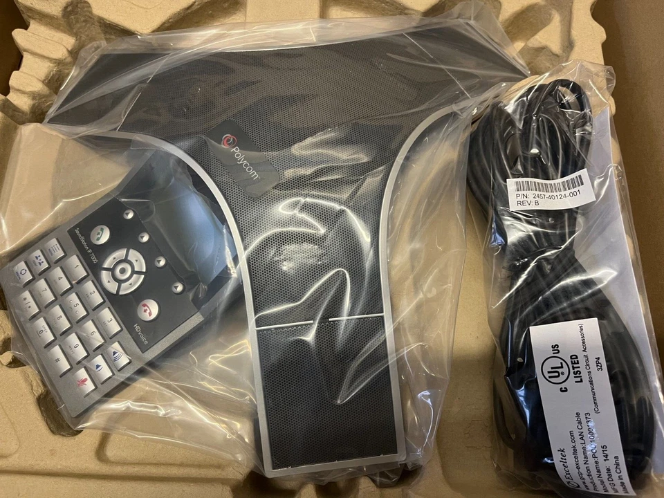 POLYCOM SoundStation IP 7000 VoIP-Telefon Konferenztelefon  2200-40000-001 - Neu - Bild 1 von 1