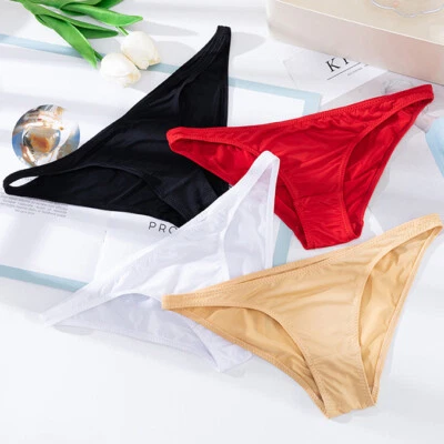 Paquete de 4 Sexy Mujer Bikini Bragas Calzoncillos Cintura Baja Damas Ropa Interior Lencería Foto 1 de 4