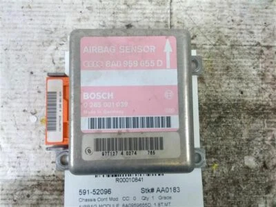 Unidad de módulo de control SRS a través de VIN 086830 apta para Audi A4 10841 1996-1998 Foto 1 de 4