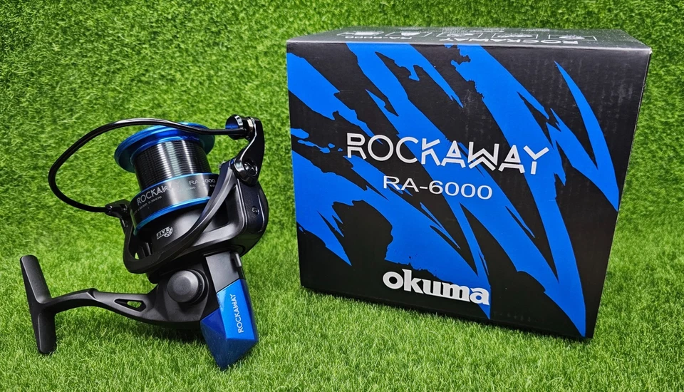 Okuma Rockaway Surf Saltwater Spinning Fishing Reel, 5.3:1 Gear Ratio - RA-6000 - Image 1 of 4