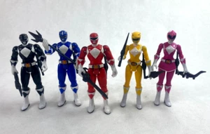 Juego de figuras de acción Mighty Morphin Power Rangers 5" Bandai 2010 - Imagen 1 de 2
