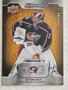 2023-24 Upper Deck Engrained Rookies/399 Jet Greaves #125 Rookie RC/399 - Imagen 1 de 2