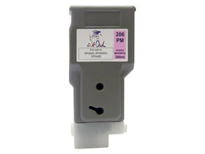 Cartucho compatible InkOwl 300 ml para CANON PFI-206PM FOTO MAGENTA iPF6400 - Imagen 1 de 1