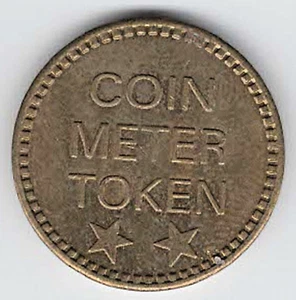 COIN METER TOKEN WITH AMERICAN EAGLE #2 - Picture 1 of 2