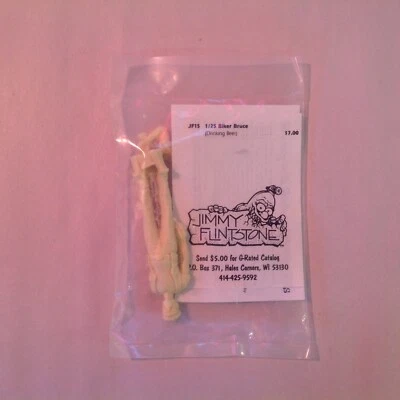 Vintage 1990's NOS Jimmy Flintstone Resin Figure Kit Biker Bruce (Drinking Beer) - Image 1 of 4