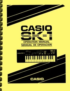 Casio SK1 SK-1 Keyboard USER'S GUIDE OWNER'S MANUAL - Picture 1 of 3