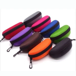 Custodia rigida uomo donna scatola con cerniera occhiali da sole borsa conchiglia custodia occhi scatola occhiali - Foto 1 di 20
