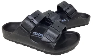 Birkenstock Toddlers Boy's Arizona Eva Black Slip On Sandals Narrow Sz:10 176S - Picture 1 of 5