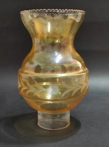 Boccia di vetro per Lampadario Lume Lampada Paralume Glass Bowl Ø Foro 5,3 cm - Foto 1 di 10
