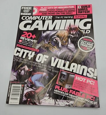 Computer Gaming World Collectable Game Magazine July 2005 #253 City Of Villains  - Image 1 of 4