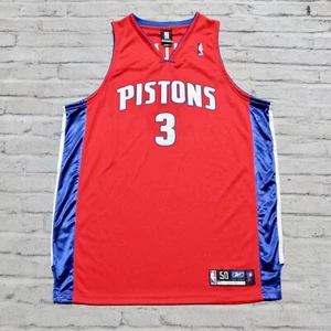 Vintage Detroit Pistons Ben Wallace Basketball Jersey Authentic Sewn - Picture 1 of 9
