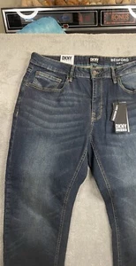 DKNY Men's Bedford Slim Men’s 34x32 Fit Jeans in Blue Mountain - Picture 1 of 12