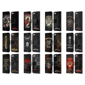 OFFICIAL MOTORHEAD KEY ART LEATHER BOOK CASE FOR APPLE iPOD TOUCH MP3 - Picture 1 of 18