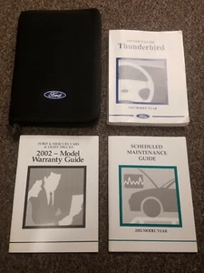 2002 Ford Thunderbird Convertible Owner Owner's Operator Manual Set 3.9L V8 - Picture 1 of 1