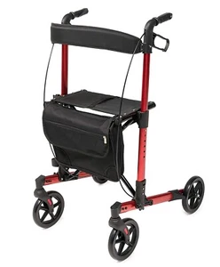Lumex Allura LX Tall Rollator with Seat - A Stylish Rolling Walker with 8" Wheel - Picture 1 of 1