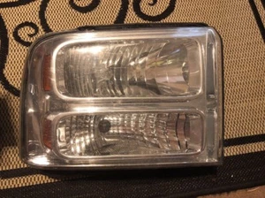 Ford F250 F350 Halogen OEM Headlight 05 06 07 2005 2006 2007 B73L2 Passengers R - Picture 1 of 8