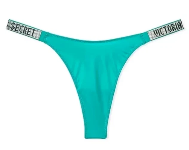 VICTORIA'S SECRET MUY SEXY BRILLO CORREA ESTRÁS TANGA PANTY XS S M L XL XXL Foto 1 de 1