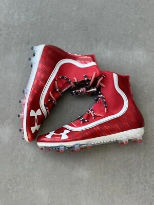 Under Armour Highlight LIMITED EDITION USA Football Cleats 3021191-600 Men's 9 - Image 1 of 4