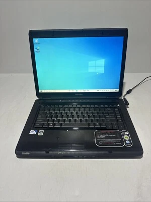 Toshiba Satellite L305 15" Laptop Intel Pentium T3400 2gb Ram 120gb SSD Win 10 H - Image 1 of 4