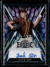 2023 Leaf Exotic Crystal Dragon /2 Auto #BA-ZQ1 Zack Qin