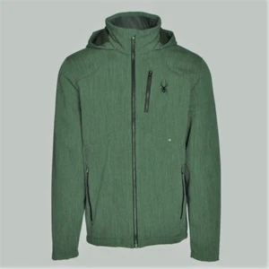 Men's Boy's Spyder Patsch Novelty Softshell Ski Jacket Green Size XS - Picture 1 of 1