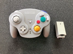 Manette Officielle Nintendo GameCube Wavebird DOL-004 avec recepteur non testée - Photo 1/3