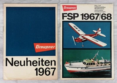 GRAUPNER - COPPIA CATALOLOGHI - 1967/68 - AEROMODELLISMO - Imagen 1 de 2