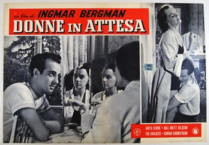 Fotoumschlag Film FRAUEN WARTEN Ingmar Bergman Iarl Kulle Anita Björk - Bild 1 von 1