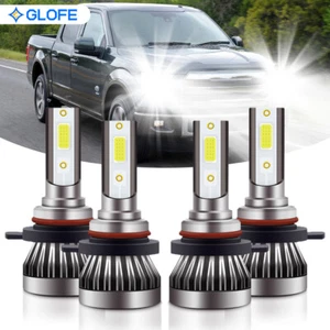 Kit de bombillas de luz baja de faros delanteros LED para Ford F-150 2015-2020 9005 9006 - Imagen 1 de 9