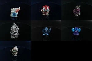 Set of 7 Ultraman Finger puppet Monster Kaiju Japan - Picture 1 of 12