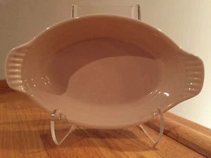Plato para hornear de gres gratinado Le Creuset ovalado Petite Au Dijon 10" x 6" ~ usado en excelente estado - Imagen 1 de 7