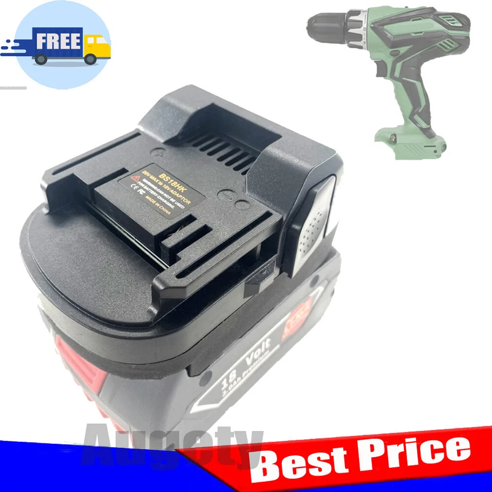 Adapter for Bosch 18V Li-ion Battery Convert to for Hitachi for Hikoki 18V Tools