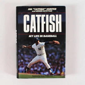 Jim Catfish Hunter Signed Book Catfish My Life in Baseball - COA JSA - Picture 1 of 5
