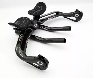 Owalny Jetstream A921 TT/Triathlon Cycling Carbon Aerobar 26x400mm Kierownica rowerowa - Zdjęcie 1 z 11